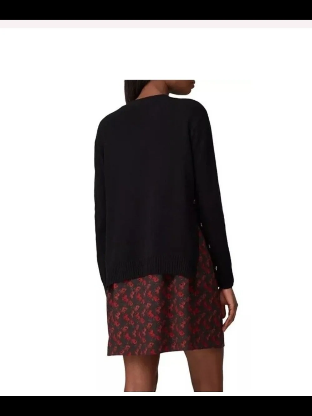 Coach black knit